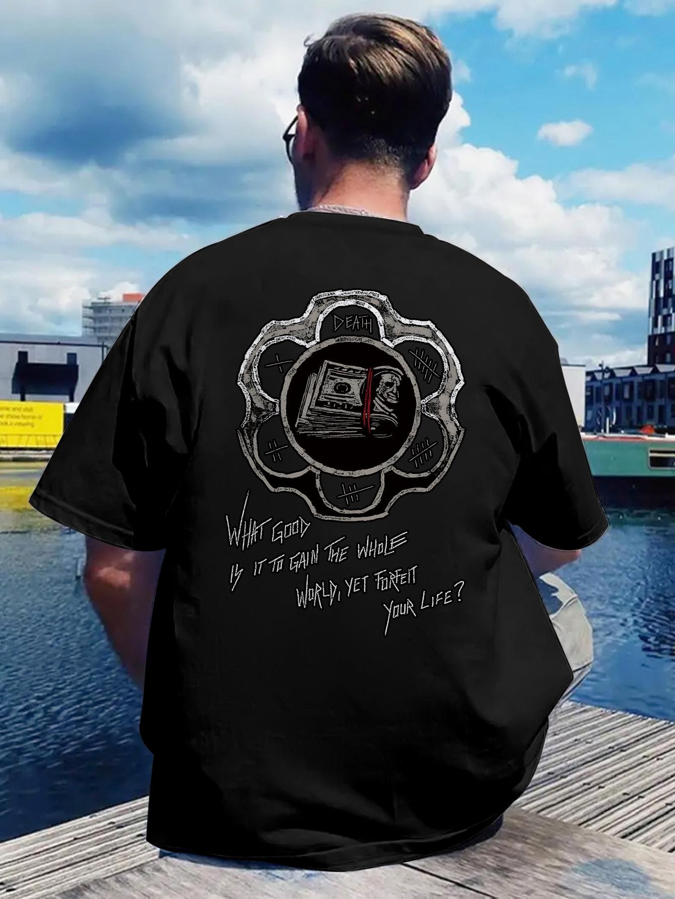 Retro Rock Band Graphic T-shirt - What Good Is It to Be the Whole World S