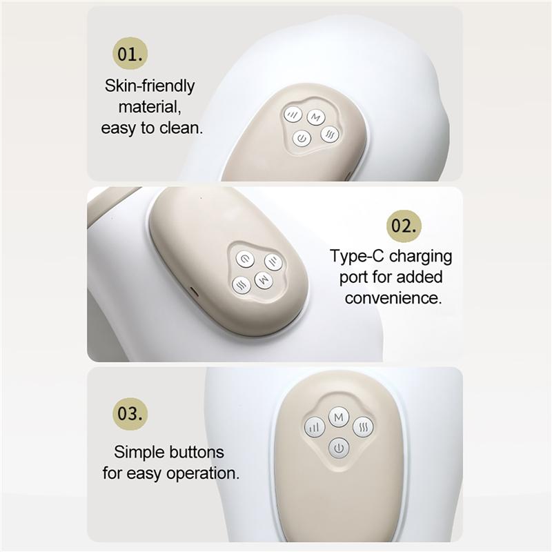 Electric Hand Massager 3 Modes Airbag Hot Compress Massager Air Compression Vibration Massage for Finger Palm Fatigue Relieve