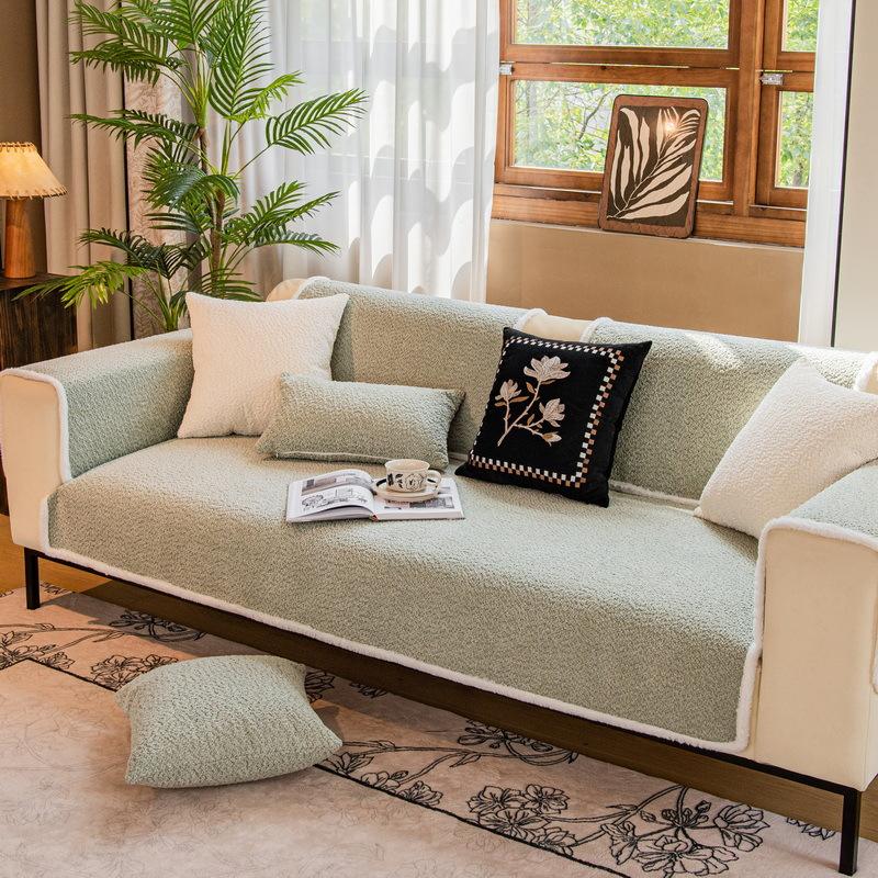 

New Light Luxury Cheney Velvet Sofa Cushion Modern Versatile Four Seasons Universal Plush Cushion Cover Cover Cloth Towel 70*70cm