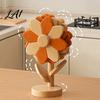 Farmhouse Kitchen Decor Accessories Sunflower Trivets for Hot Dishes Heat Resistant Beech Wood Pot Holder Natural Trivet Set Decorative Tree