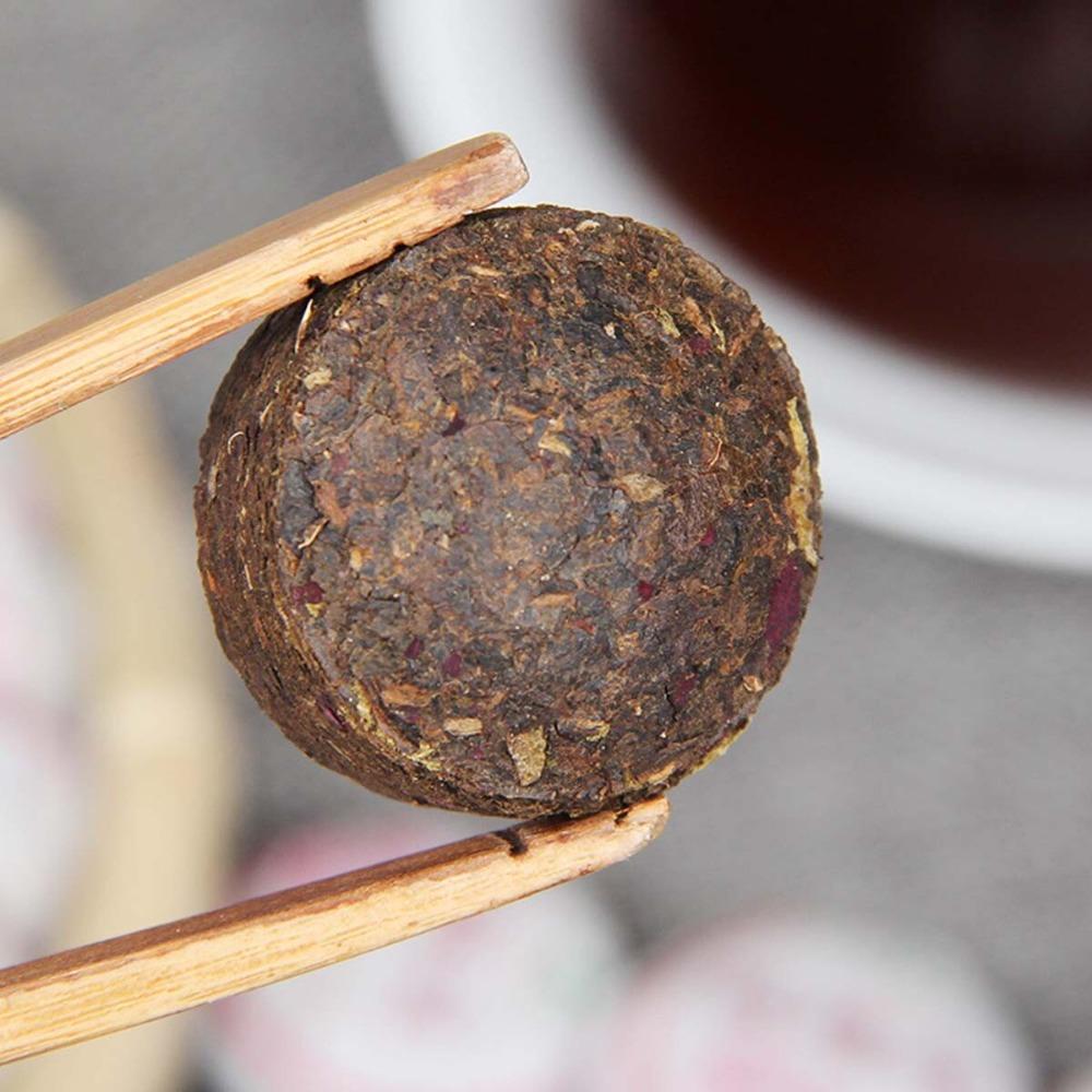 Natural Herbal Detox Tea Rose Puerh Mini Tuo 60g