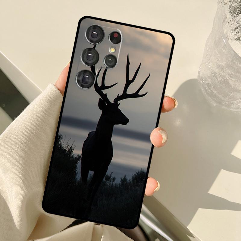 Deer Hunting Camo Case For Samsung Galaxy S25 S24 S23 S22 S21 S20 Ultra S9 S10 Plus S21 FE S25 FE Back Cover