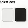 5Sets Diy Transparent Acrylic Magnet Set Square Round Fridge Magnets For Photos Home Decor Kids Crafts