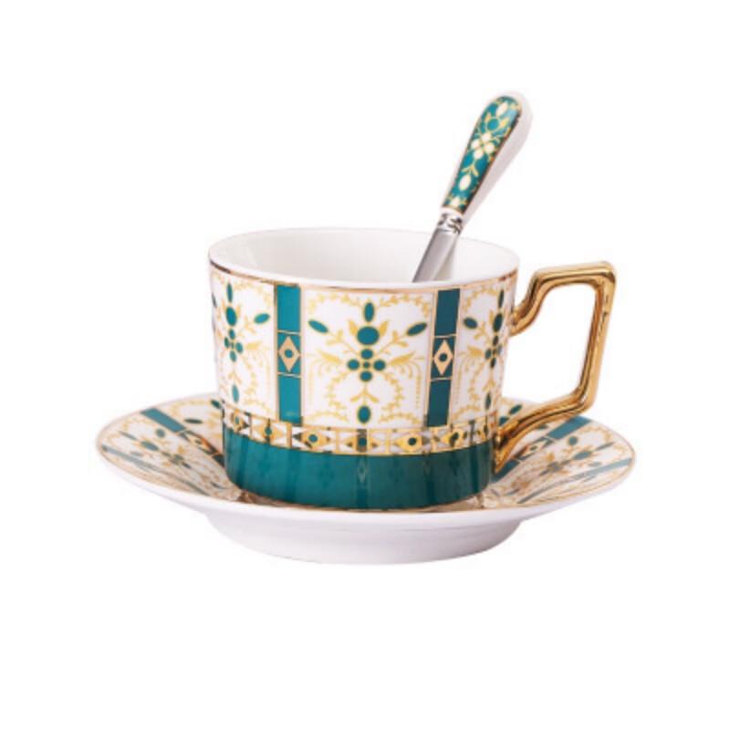 European Gold Rim Coffee & Afternoon Tea Set