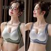 Dámská podprsenka Bezešvá Tenká Push-up 3D Plný košíček Široká ramínka Proti prověšení Podpůrná Zvedací Tvarující Sportovní Plně kryjící podprsenka Dámská Denní cvičení