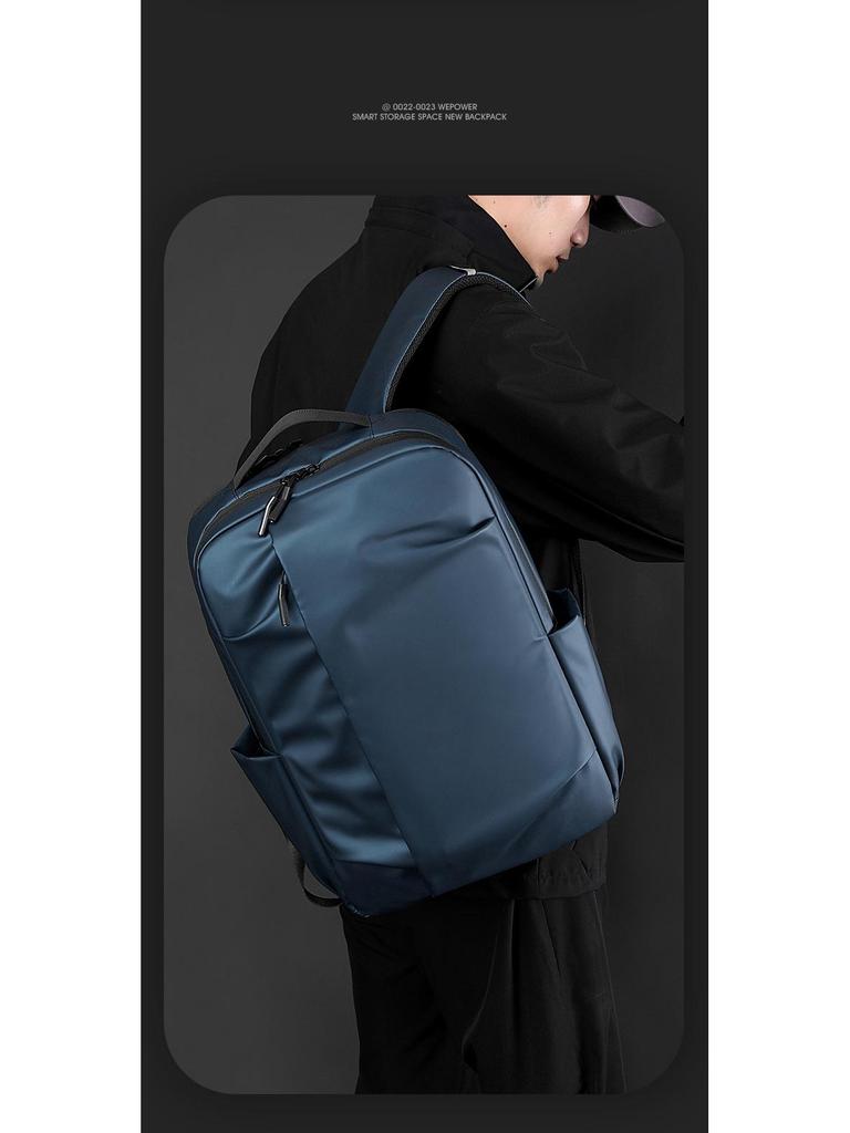 Unisex Large Capacity Fashion Backpack: Trendy, Waterproof, High-End Commuter and Travel Bag with Laptop Compartment