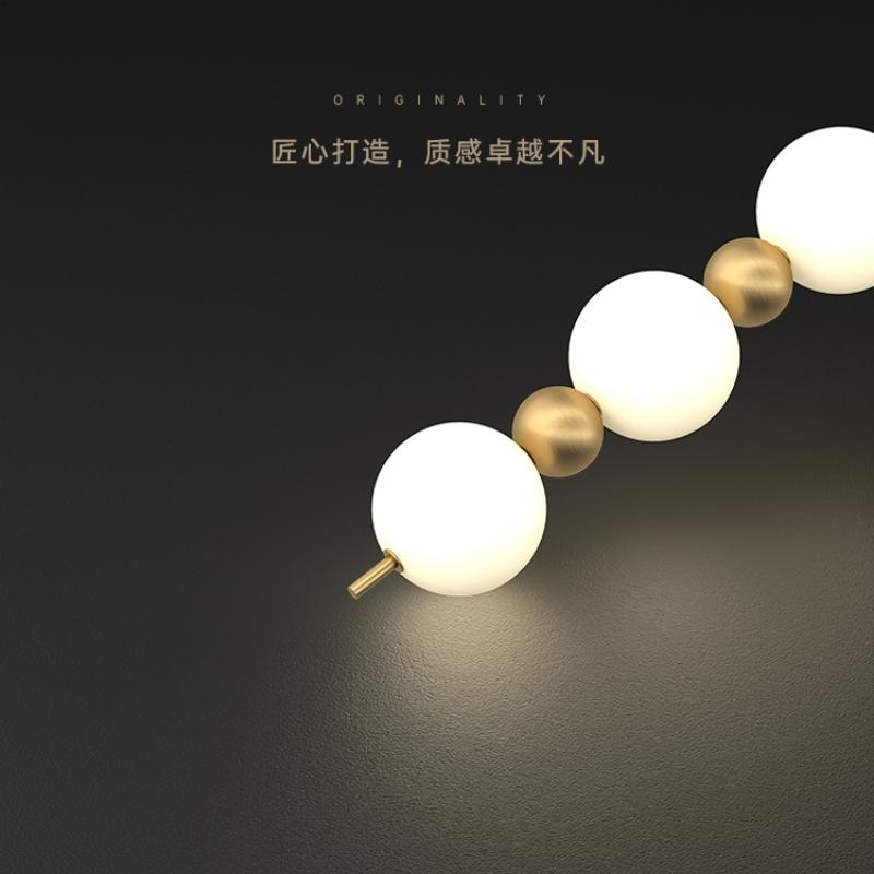 New Design LED Wall Lamp White Acrylic Ball Gold Metal Wall Lights For Bedrooom Parlor Aisle Corridor Lighting Fixtures Sconce