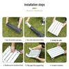 OEING Outdoor Portable Aluminum Folding Table