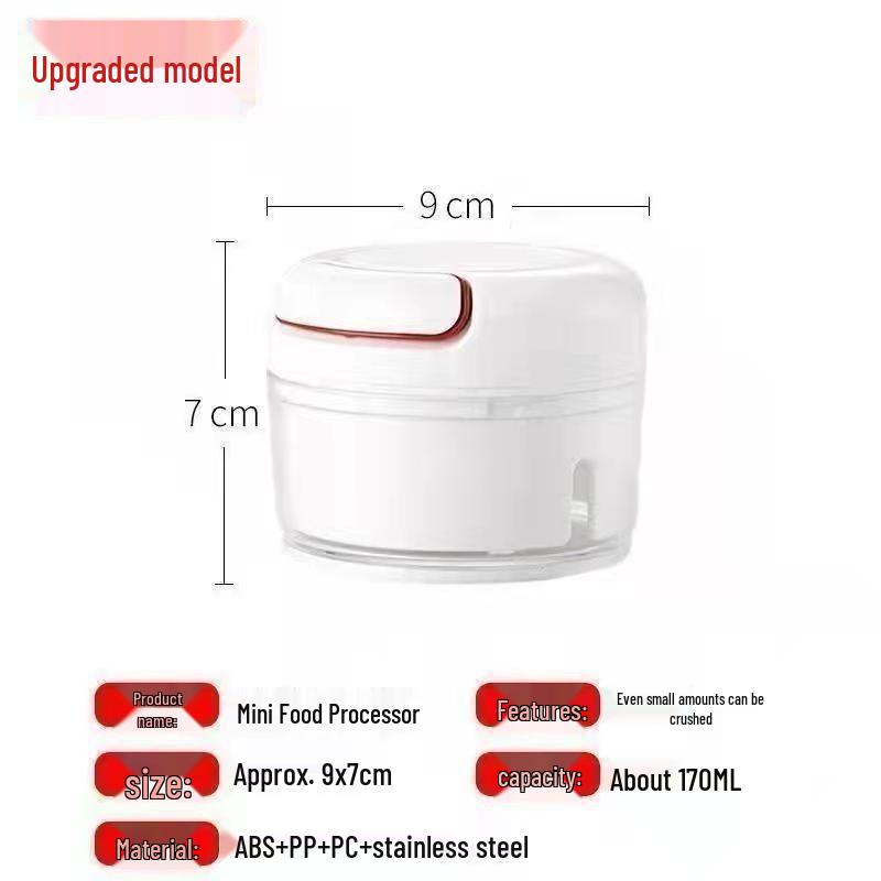 Garlic & Ginger Masher: Manual Garlic Press, Paste Maker & Chopper