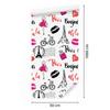 Fashionable Paris wallpaper for living room and bedroom 50x1000
