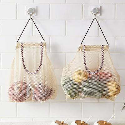 Storage Mesh Bags Portable Tear Resistant Lightweight High Quality Reusable Hanging Storage Mesh Bags for Home