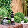 Resin Garden Lighthouse Statue Solar Powered Outdoor Ornament For Lawn Patio Path Yard Decorative Lighting Garden