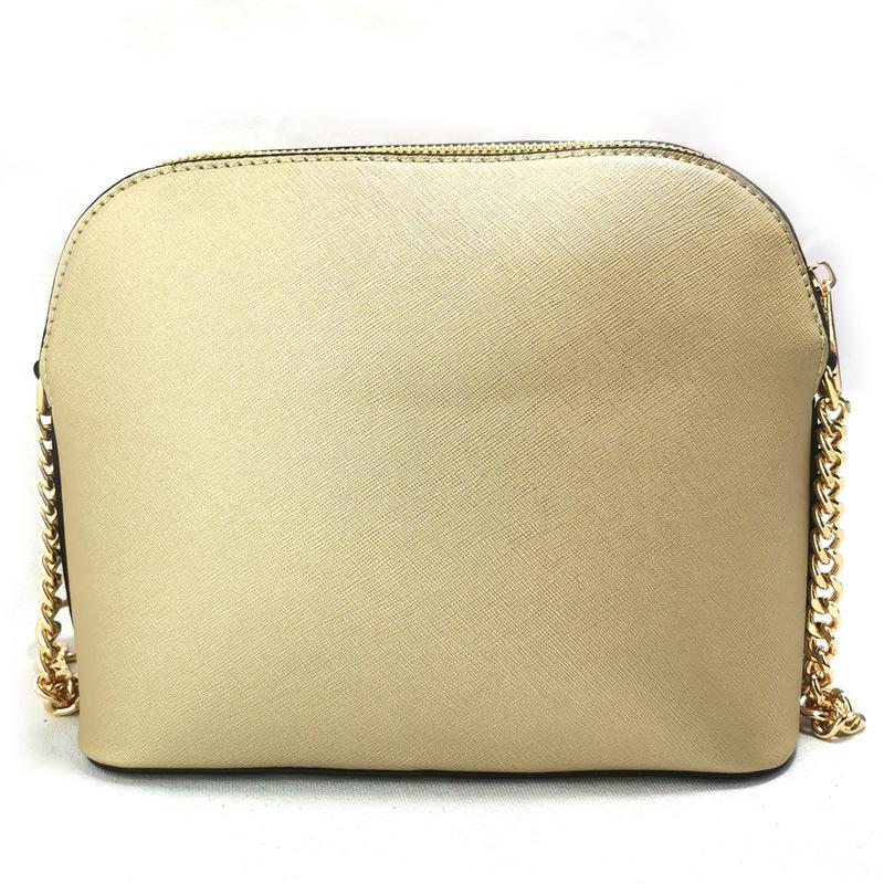 Dámská kožená skořepinová kabelka s křížovým vzorem - 2023 Nová kabelka s řetízkem přes rameno a crossbody