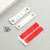 1 Set Ultra Thin Magnetic Door Catch Heavy Duty Stainless Steel Cabinet Door Magnet Adhesive Kitchen Closet Cupboard Drawer Magnetic Latch