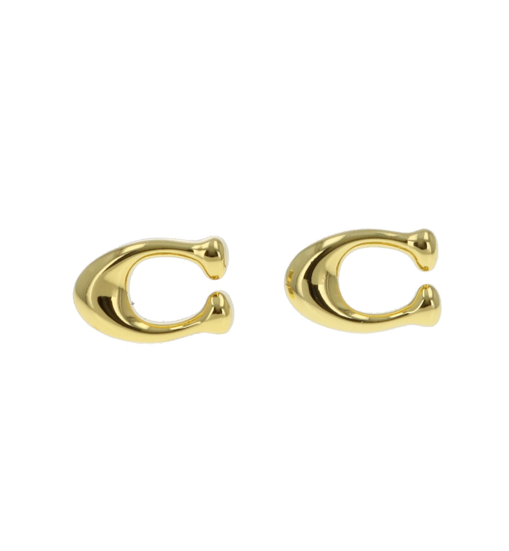 

Brass earrings 37369816GLD710 [Coach] [Item] золотий