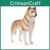Modelo Criativo de Husky em PVC Escultura de Animal Decorativa Para Exibição na Sala de Estar