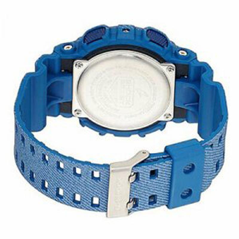 CASIO Men Liquid Crystal/Analog Dual Display Series Blue Watch GA-110DC-2A GA-110DC-2A