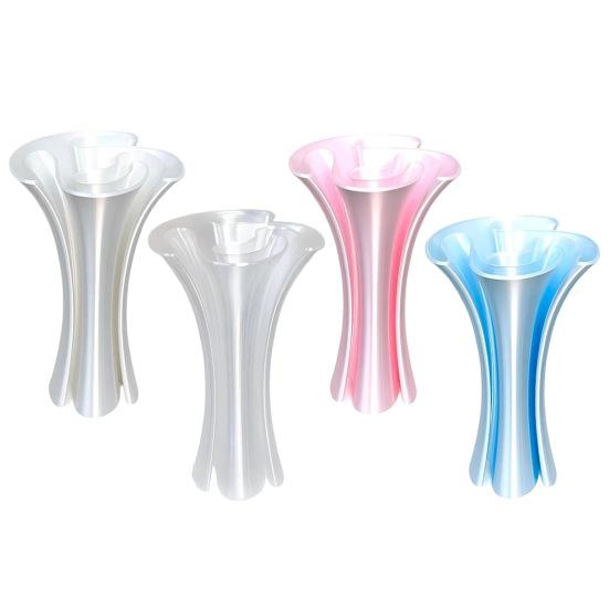 Eco Friendly PLA Vase Modern 3D Printed Vase, Artistic Flower Elegant Living Room Decoration Table Centerpiece for Artificial Plants, Fresh