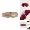 Waist Belt For Women Faux Leather With Studded Design Adjustable Wide Corset Style Fashion Accessory