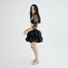 Leobyui Daisy Skirt Black