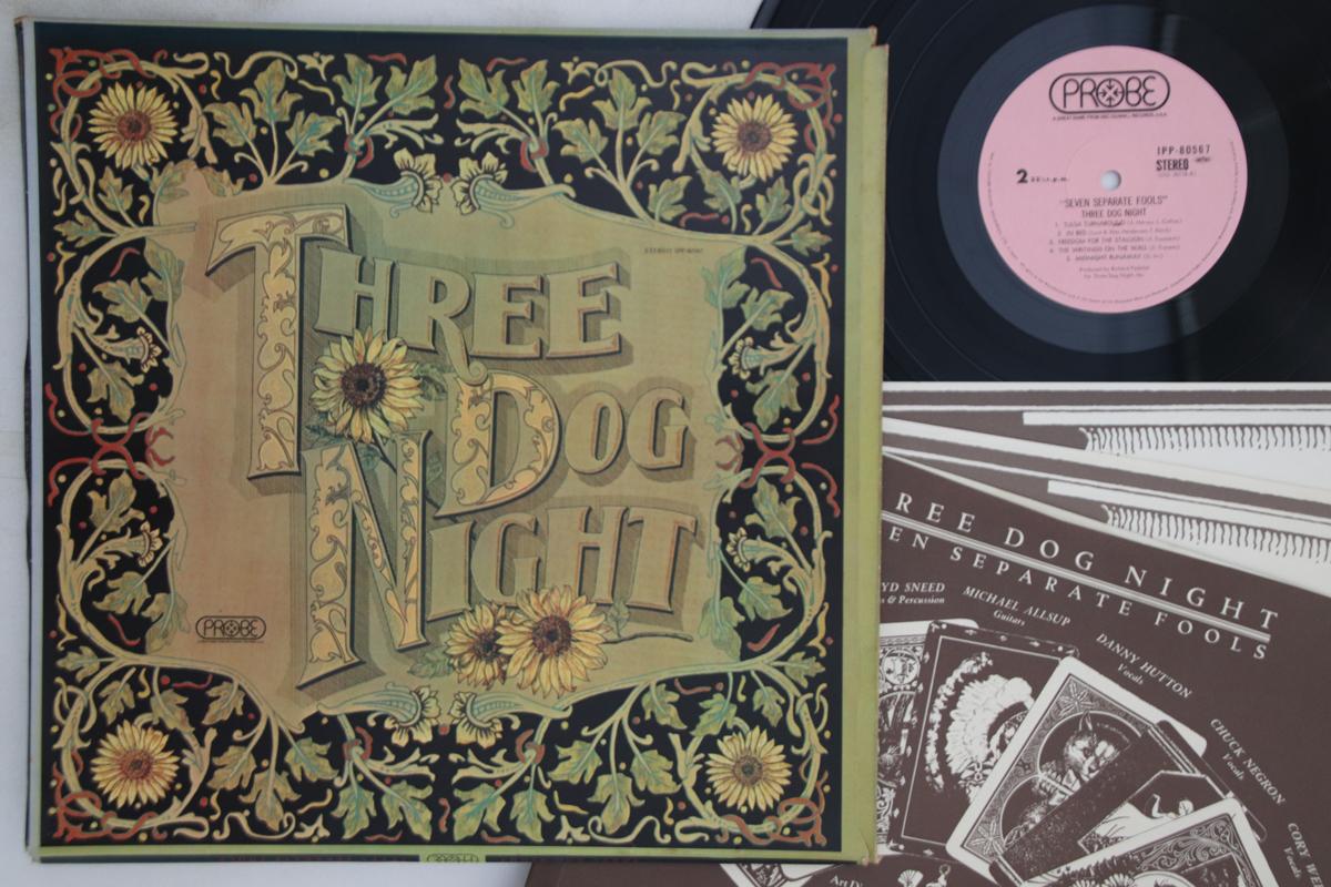 

LP Пластинка THREE DOG NIGHT - Seven Separate Fools IPP80567 PROBE 1972 Япония Рок Б/У