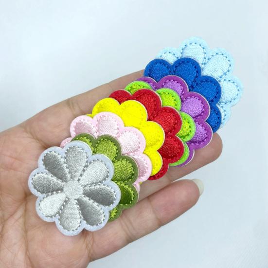 5 buc floarea-soarelui brodat patch-uri autoadezive mini flori colorate brodate patch-uri DIY haine rochie pălărie jachetă blugi rucsac decorative aplicații