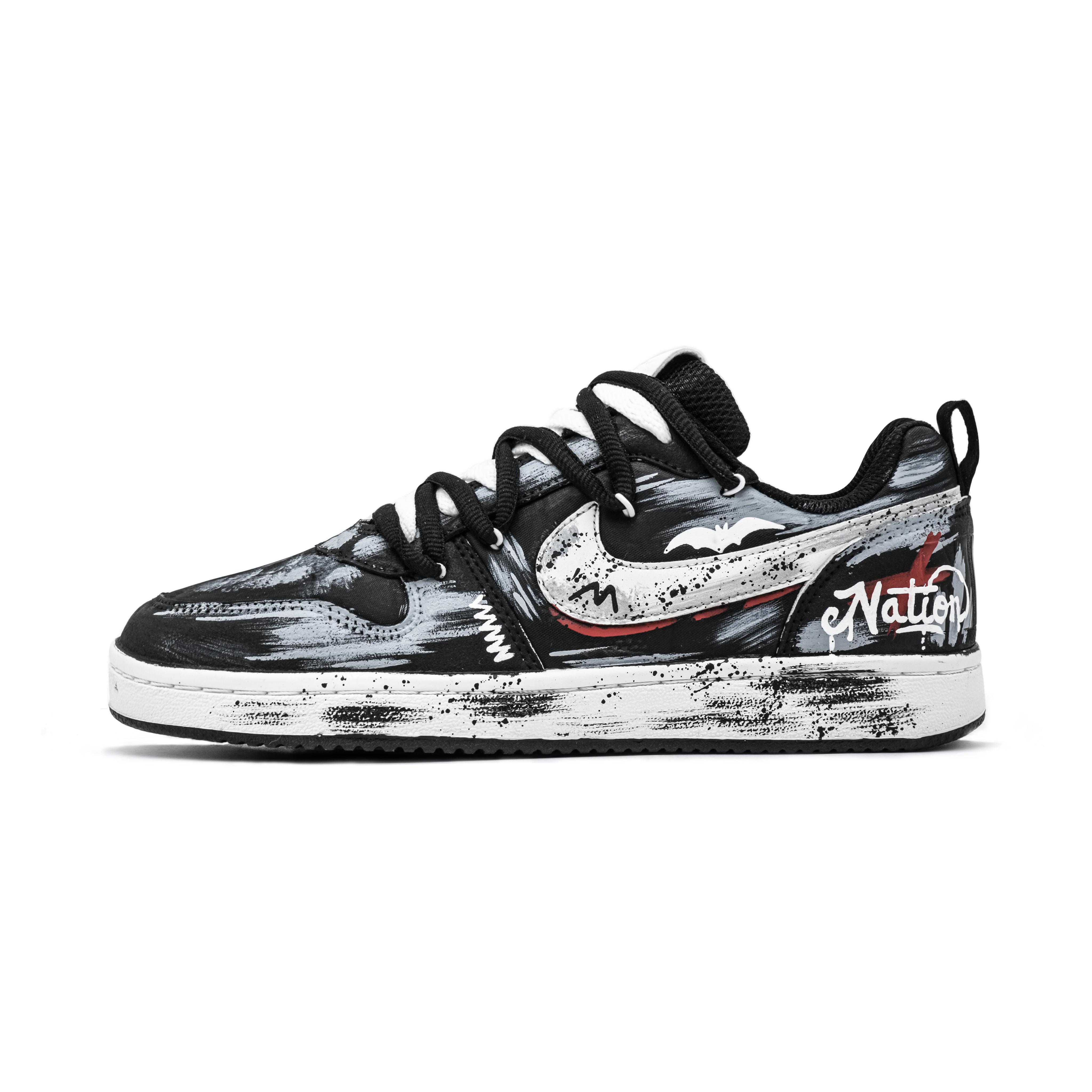 

Nike Court Borough PRM Crimson Shadow On The Brink Abrasion Resistant Abrasion Resistant Low top Skateboard Shoes Men s 844881-005(Team1027-) 42.5