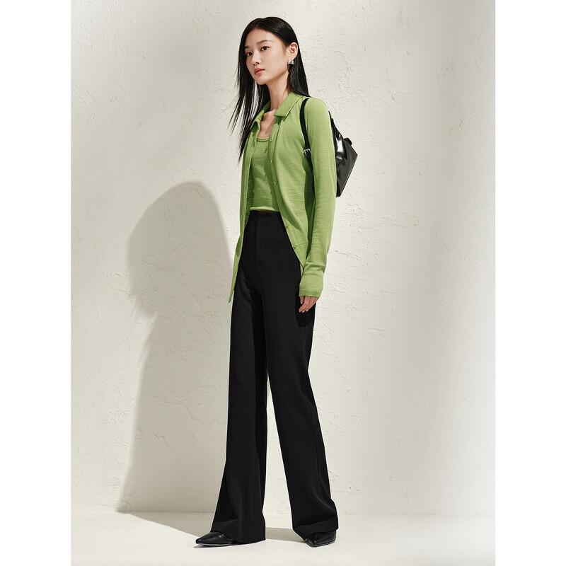 JZ·ANNAKOU Women's Elegant Slim-Fit Bootcut Pants