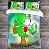 3D Game Cartoon Duvet Cover and Pillowcase Bedding Set for Adult Boy Girl Bedroom Decoration Children Single Double Large Size