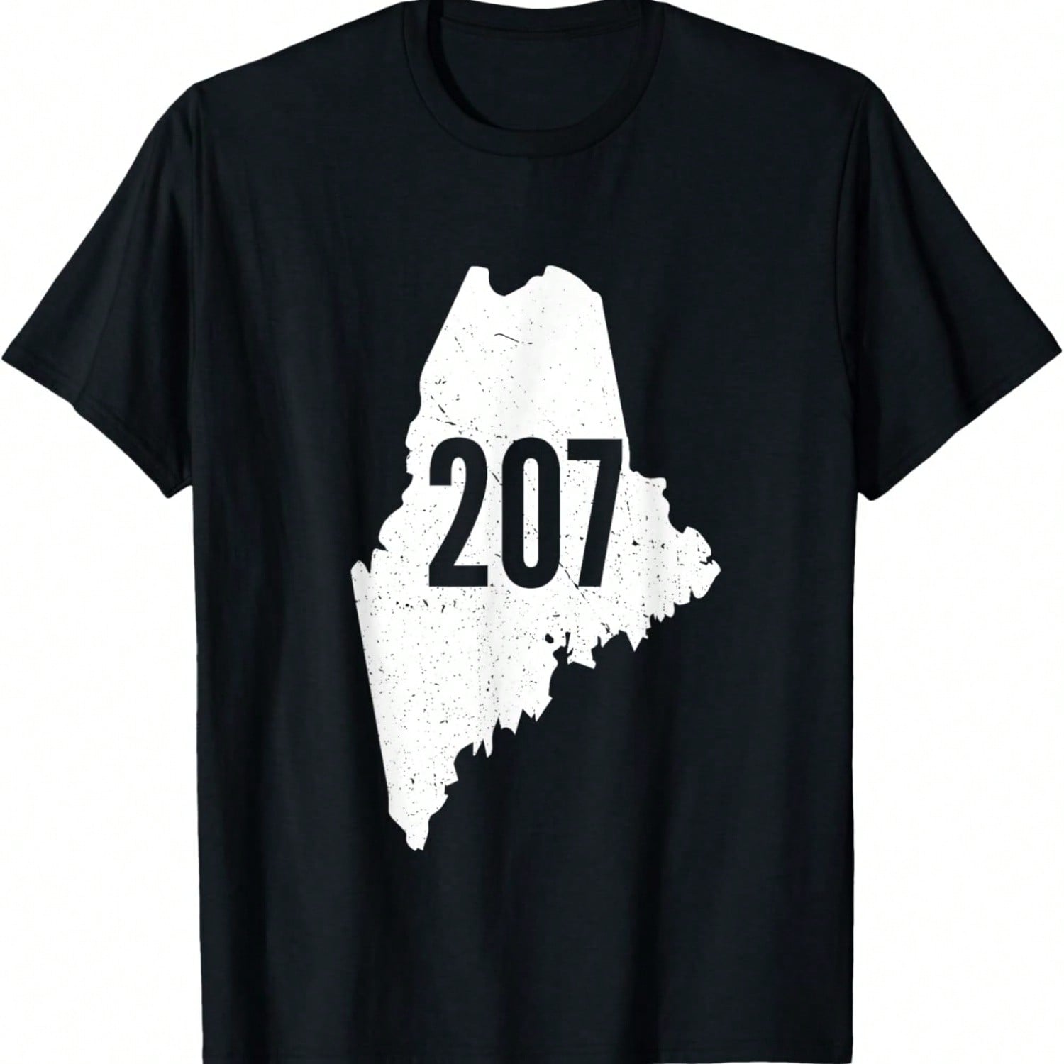 207 Maine State Area Code Outline Pride T-Shirt S разноцветный