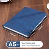 A5 Sheepskin Soft Leather Notebook – Customizable, Logo Printable, Thick Business Office Design