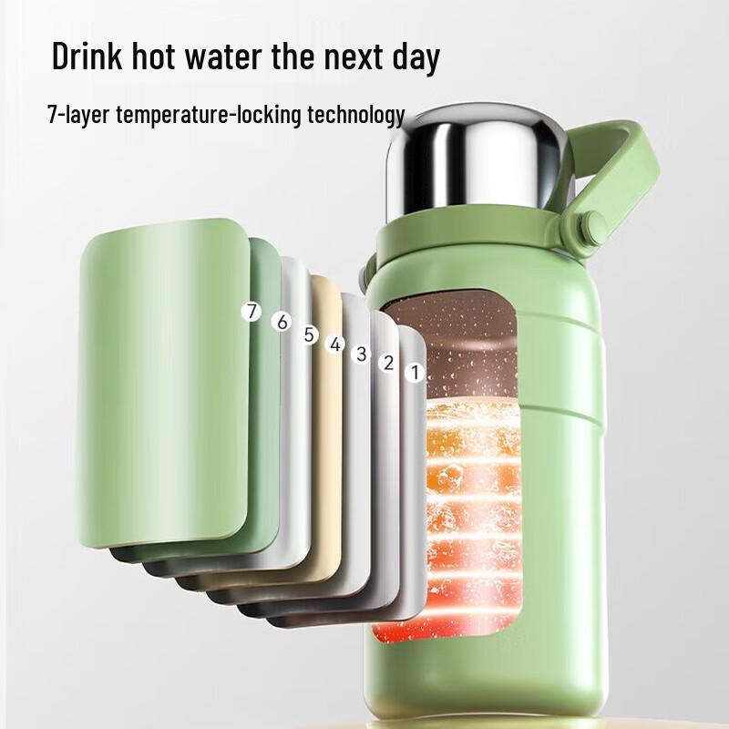 Hars Large Capacity 316 Stainless Steel Dual-Drink Insulated Bottle