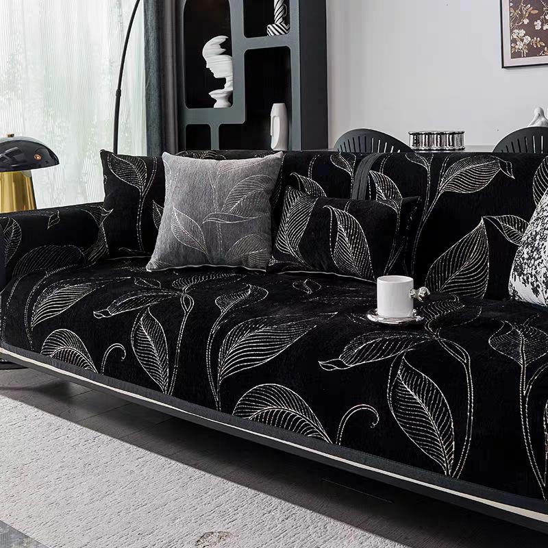 Sofa Cushion Light Luxury Chenille Four-season Universal Seat Cushion High-end Simple Non-slip Sofa Towel