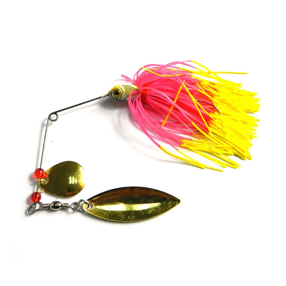 HENGJIA Fishing Lure 15g Metal Spinnerbait with Noise Maker