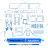 Hongqi Guoya Console & Screen Protective Film and Gear Shift Deco Sticker