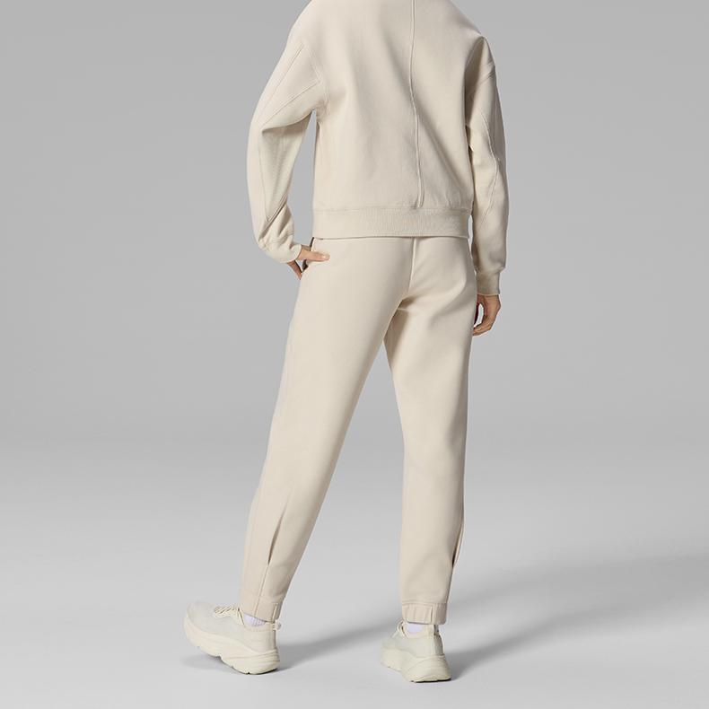 Saucony Loose Fit Tapered Drawstring Knit Casual Pants Women bottoms SA1250KP12L-WT040