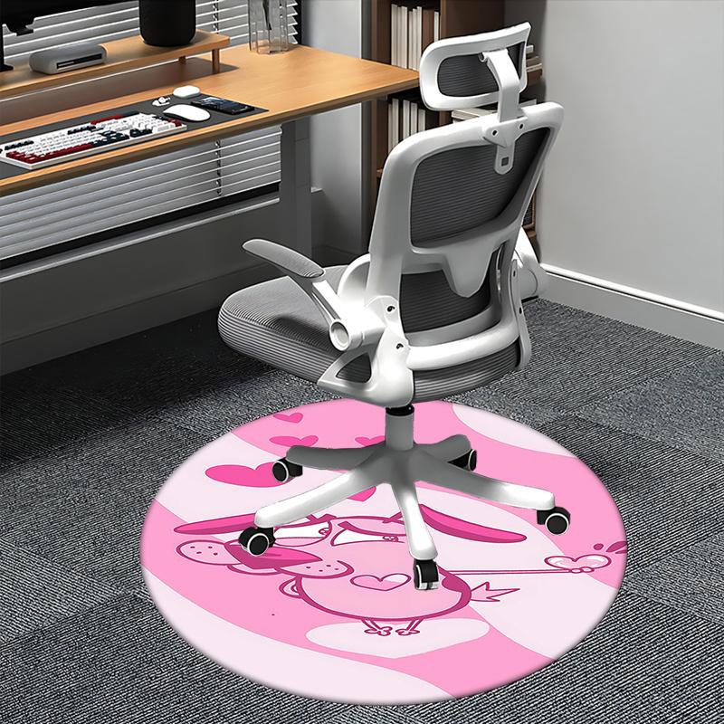 

Cowardly Heroes,Love Heart Chair mat Round Rug Office carpet, Non slip, Suitable for Living Rooms, Bedrooms Decor.1205598a 80cm by 80cm