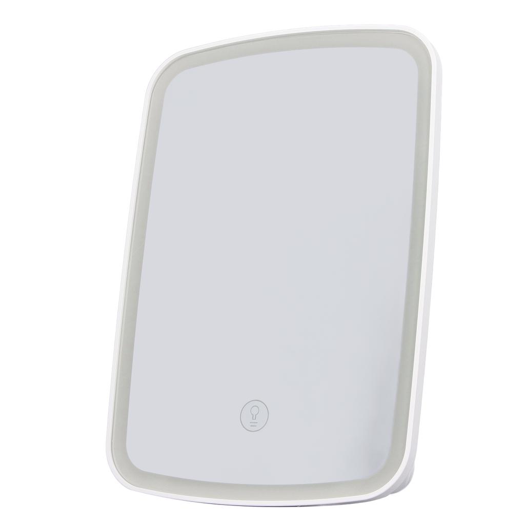 LED Cosmetic Mirror Desktop HD 3 Color Lighted Folding Cosmetic Vanity Mirror for Home