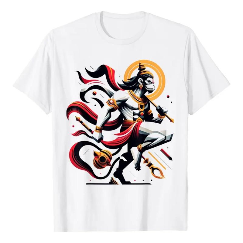 Camiseta De Espiritualidad De Hanuman, Deidad Del Hinduismo S