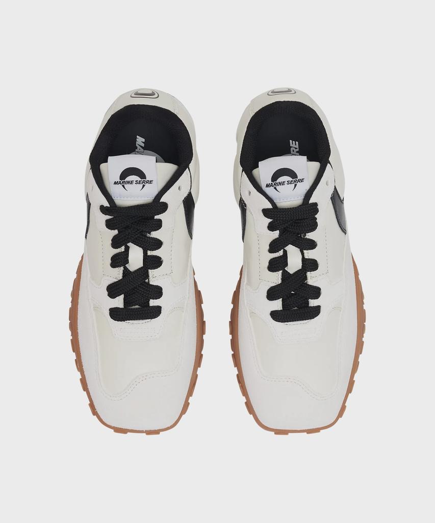 Marine Serre (M) Men'S Suede Leather Ms Rise Ecru