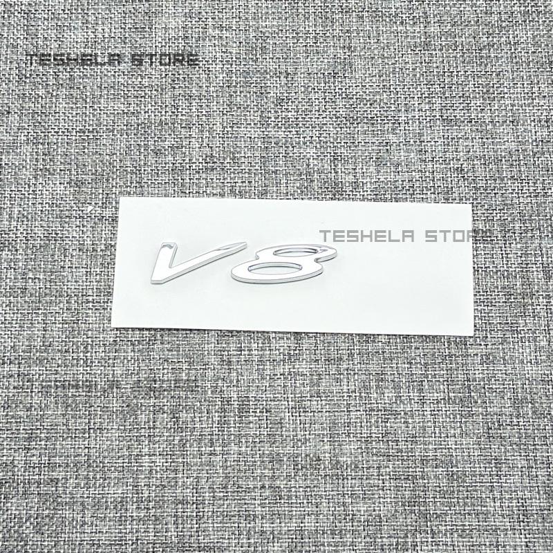 3D ABS W12 V8 V8S Emblem Car Fender Side Badge Sticker For Bentley Flying Spur Bentayga Continental GT Mulsanne Accessories