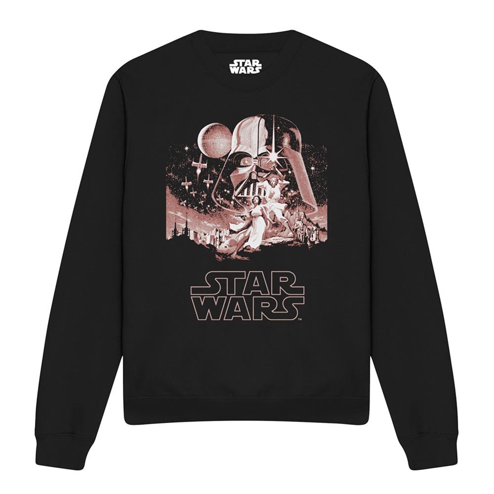 Star Wars Womens/Ladies Vintage Poster Sweatshirt