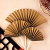 Chinese Style Red Sunflower Folding Fan Cake Topper