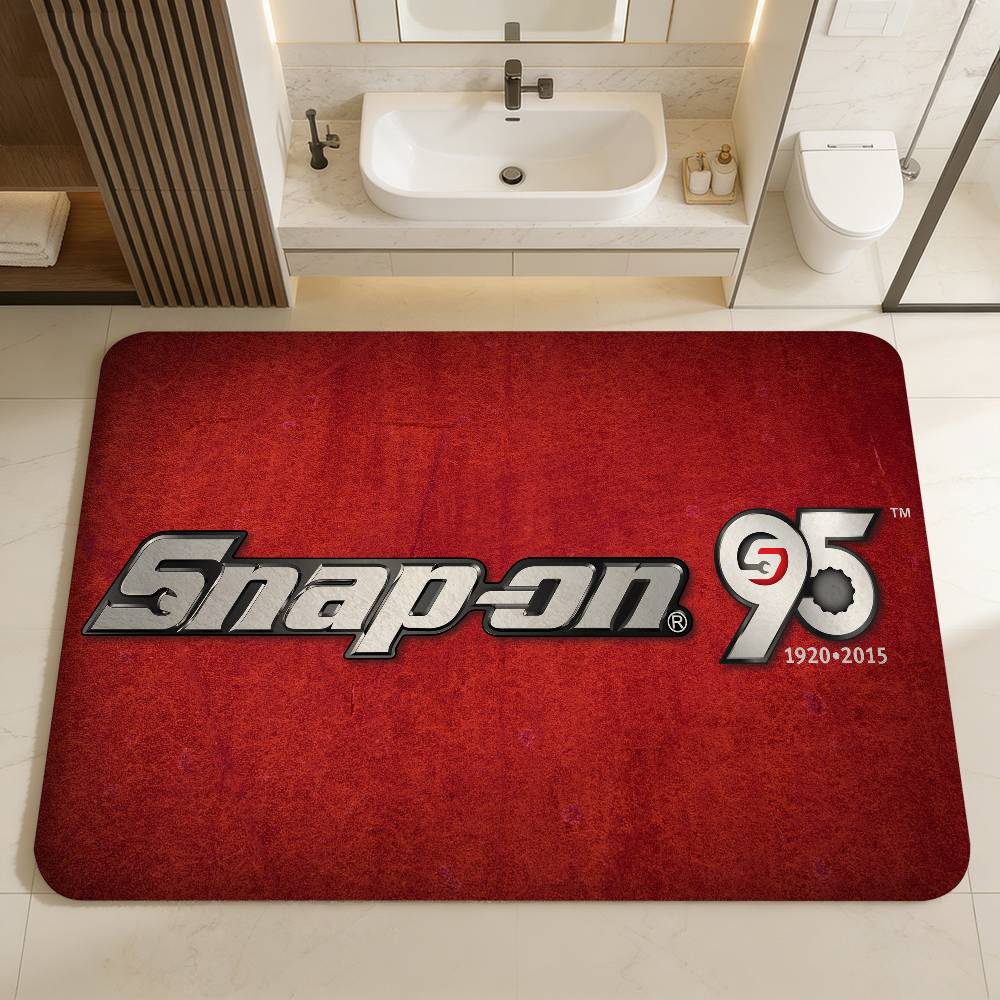 S-SnapS On LOGO Fußmatte Kinderzimmer Schlafzimmer Dekoration Balkon Rutschfeste Fußmatte Wohnzimmer Fußmatte Teppich