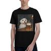 Gedrucktes Border Collie trinkt Bier Lustiges Hunde-Meme T-Shirt für Unisex Unisex Baumwolle T-Shirt Kurzarm Kleidung