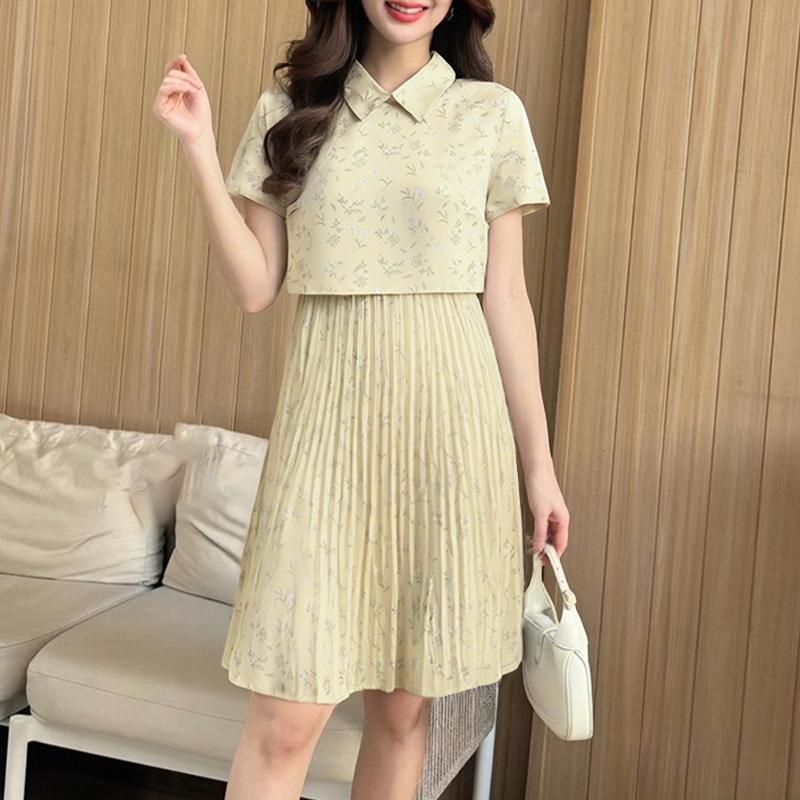 ZANZEA Women Short Sleeve Blouse and Tank Dress Summer Two Piece Suit Sets