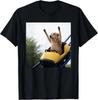 Funny Labrador Dog Riding Roller Coaster Meme T-Shirt