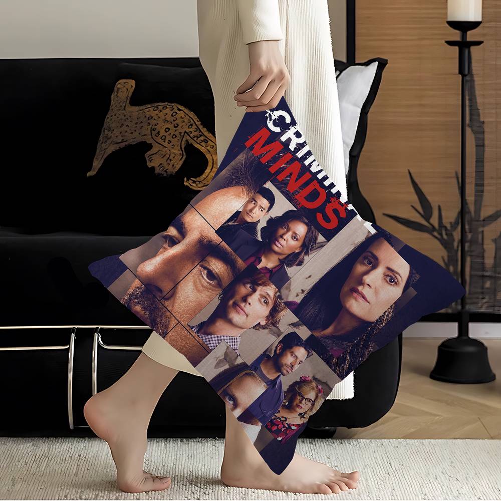 Criminal M-Minds Cushion Cover Inches Farmhouse Decor Home Throw Pillow Covers For Couch Decorations