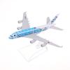 1 Satz Blaue Meeresschildkröte Airbus 380 A380 Airways Metalllegierung Diecast Flugzeug 16 cm Air Japan Ana Airlines Flugzeugmodell Spielzeug