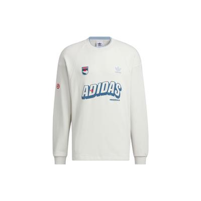 Originals Sportswear Sweatshirt Harf Logo Baskılı Erkek Üstleri Track-Gri IN0973